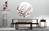 新中式家具禅意实木罗汉床现代古典仿古床榻客厅实木沙发罗汉床