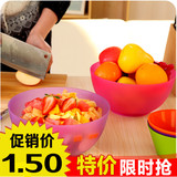 碗搅拌碗蔬菜沙拉碗大容量水果盘厨房用品塑料餐具家用米饭碗汤碗