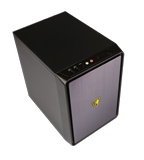 撒哈拉空气盒子A2迷你主板小机箱标准电源USB3.0土豪金 红 灰