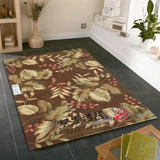 美式纯羊毛地毯卧室茶几客厅地毯美式花卉羊毛地毯欧式纯羊毛地毯