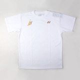 正品YONEX 16003LDEX-011白色林丹款圆领羽毛球衫 尤尼克斯羽球服