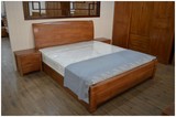 实木床橡木床 木质床 木头床简约现代中式双人1.8米床 单人1.5床