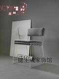 促销北欧宜家设计师LOFT创意个性时尚简约精致实用金属餐椅休闲椅
