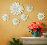 欧式创意树脂花卉壁饰3D立体墙贴家居装饰壁挂壁饰墙面墙上装饰品