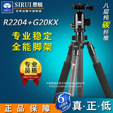 思锐R2204+G20KX 碳纤维三脚架云台 单反相机三角架 旅行摄影支架