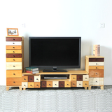 特价实木电视柜小户型组合地柜现代简约韩式客厅整装储物柜电视柜