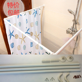 U型L型不锈钢铝合金弧形L型浴帘杆卫生间U型浴杆拐角浴室杆试衣间