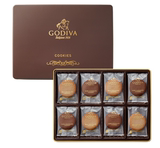 日本代购 GODIVA 牛奶巧克力黑巧克力夹心饼干礼盒 32枚入