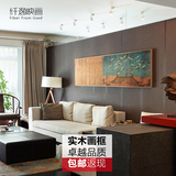 现代中式赵佶瑞鹤图客厅装饰画卧室挂画沙发背景墙壁画有框画实木