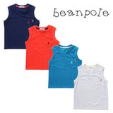 beanpole童装夏季新款背心韩国品牌男童纯棉圆领无袖儿童宾波T恤