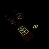 专用于一汽奔腾X80钥匙包套真皮夜光遥控器保护套扣2015款用品