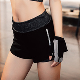夏季韩国运动跑步短裤速干内衬防走光女士健身瑜伽裤显瘦弹力热裤