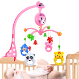 新生儿宝宝床铃0-1岁 婴儿玩具3-6-12个月音乐旋转床头铃床挂摇铃