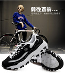 新款熊猫女鞋黑白款韩版内增高鞋跑步运动鞋休闲男女跑步鞋男