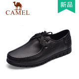 Camel/骆驼男鞋正品秋季新款休闲皮鞋真皮系带休闲鞋子A253205050