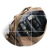 单反相机包单肩包 佳能70D/750D帆布摄影包  尼康D810微单包镜头