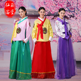 古装汉服宫廷新娘韩服朝鲜民族舞蹈服装传统韩国服女大长今演出服