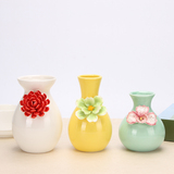 现代简约陶瓷白色花瓶工艺品家居装饰客厅插花欧式创意小摆件花器