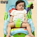 贝登宝多功能儿童电动摇椅婴儿哄睡摇篮可折叠宝宝摇床秋千安抚椅