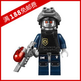 LEGO 乐高大电影 70808 杀肉 tlm055 机器人警察 特警 避弹衣 枪