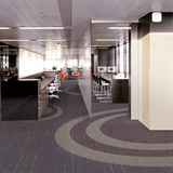 办公室无纺加厚隔音方块地毯 条纹拼接地毯 商用办公地毯
