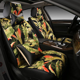 新款汽车座套四季通用亚麻布艺舒适小轿车坐垫个性时尚全包围椅套