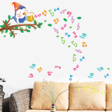 墙贴儿童房幼儿园教室装饰音乐音符墙壁贴纸卧室浪漫沙发背景贴画