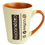 茶啡国度 cappuccino卡布奇诺 咖啡 马克杯 牛奶 杯子coffee cup