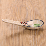 日式餐具陶瓷勺子 喝粥勺 吃饭勺 调羹 汤匙 创意汤勺子 小汤匙