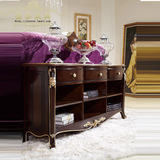 美式客厅沙发背桌背柜欧式实木储物柜实木装饰柜客厅沙发背几