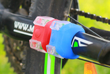 山地车自行车青蛙灯尾灯万能警示灯七彩车轮辐条灯自行车配件装备