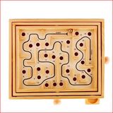 包邮36关木制成人老人儿童益智玩具钢珠滚珠轨道迷宫类桌面游戏