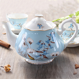 royal albert英国骨瓷英式下午茶陶瓷大茶壶咖啡壶清新高档茶具