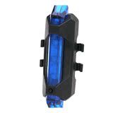 热销AQY 093 USB充电式彩色山地自行车长尾灯 高亮度节能LED车灯