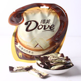德芙 dove 奶香白牛奶巧克力袋装84g 含14小块 丝滑美味入口即化