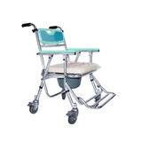 FZK+ 高级多功能防倾倒坐便椅（轮椅 座便椅 洗澡凳一椅多用）