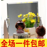 韩版钻面台式单面镜N1202 背面雕花居家梳妆镜子可旋转化妆镜 随