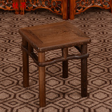 红木家具中式实木鸡翅木小方凳 古典仿古矮凳子换鞋凳坐凳 梳妆凳