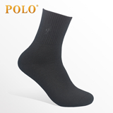 POLO羊毛袜长筒男士袜子秋冬款保暖加厚羊毛袜高筒商务男袜子2483