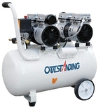 奥突斯OTS-550W*2静音无油空压机 1100W压缩机 2P打气泵喷漆专用