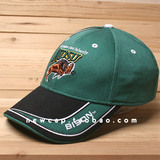 美国ncaa大学联盟橄榄球墨绿色刺绣运动棒球帽子孤品硬顶野牛队货