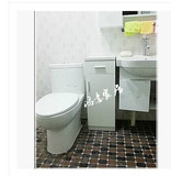 卫生间储物柜宜家浴室柜简约现代马桶侧柜防水落地浴室边柜 定制