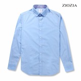 韩国代购男装ZIOZIA 15款长袖商务衬衫ABV5WD2101BL 特价2色
