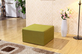 新款小户型沙发凳 客厅布艺三人座沙发 正方形可折叠懒人沙发床
