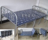 单人床1.2四折折叠床单简易板床午休1米铁艺床学生加固铁床钢丝床