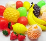 认识水果蔬菜 仿真蔬菜水果玩具  过家家玩具 当洗澡玩具 250克