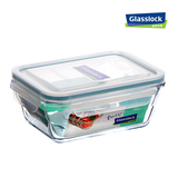 glasslock钢化玻璃保鲜盒耐热长方形微波炉饭盒带盖乐扣950ML容量