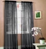 万圣节黑色玻璃纱 窗纱 窗帘布料 (门幅2.8米x1米) 售价5.5元/米