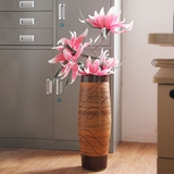 景德镇陶瓷落地大花瓶简约现代客厅创意家居摆件欧式富贵竹花瓶