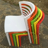 加厚塑料椅子qq材质休闲椅靠背椅洞洞椅接待椅咖啡厅餐椅简约家用